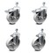 Service Caster 5 Inch Semi Steel Swivel 1/2 Inch Stem Caster Total Lock Brake SCC, 2PK SCC-TSTTL20S514-SSS-121315-2-S-2 - alternate 1